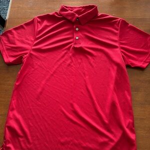 Men’s Red Golf Polo - Size Medium - PGA Your